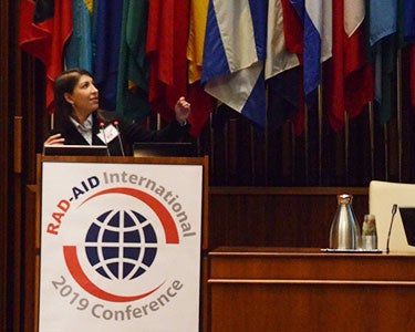 Yasmeen Mansour at RAD-AID International 2019 Conference